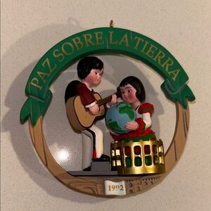 Peace on Earth Spain 1992 - Hallmark Keepsake Ornament